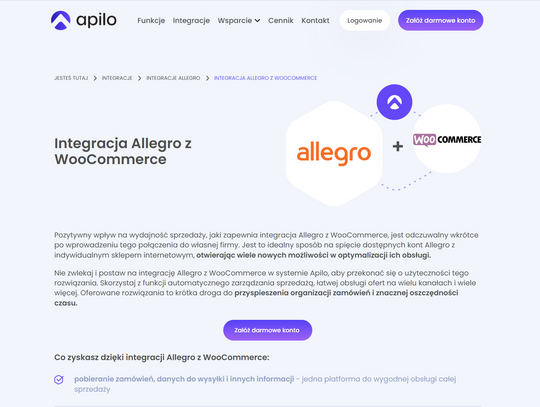 Zintegruj sprzedaż na Allegro ze swoim sklepem WooCommerce | Apilo