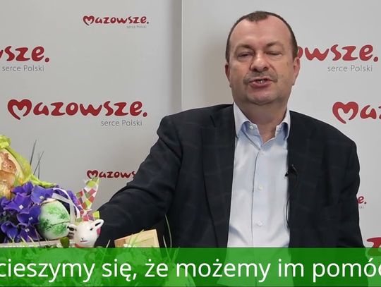 Życzenia wielkanocne od wicemarszałka Wiesława Raboszuka.