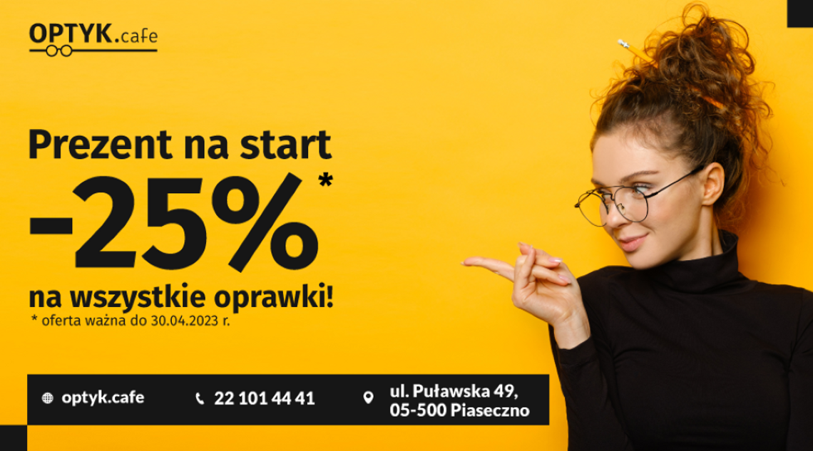 9 marca uroczyste otwarcie salonu OPTYK.cafe w CMP Piaseczno