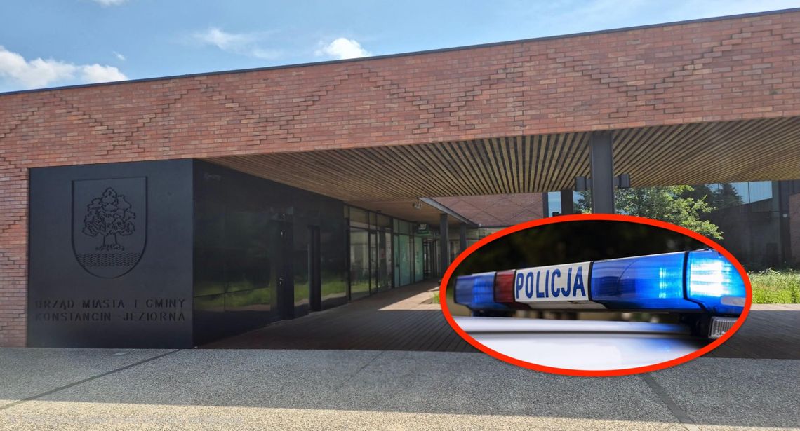 Alarm bombowy znów sparaliżował urząd w Konstancinie Alarm bombowy znów sparaliżował urząd w Konstancinie