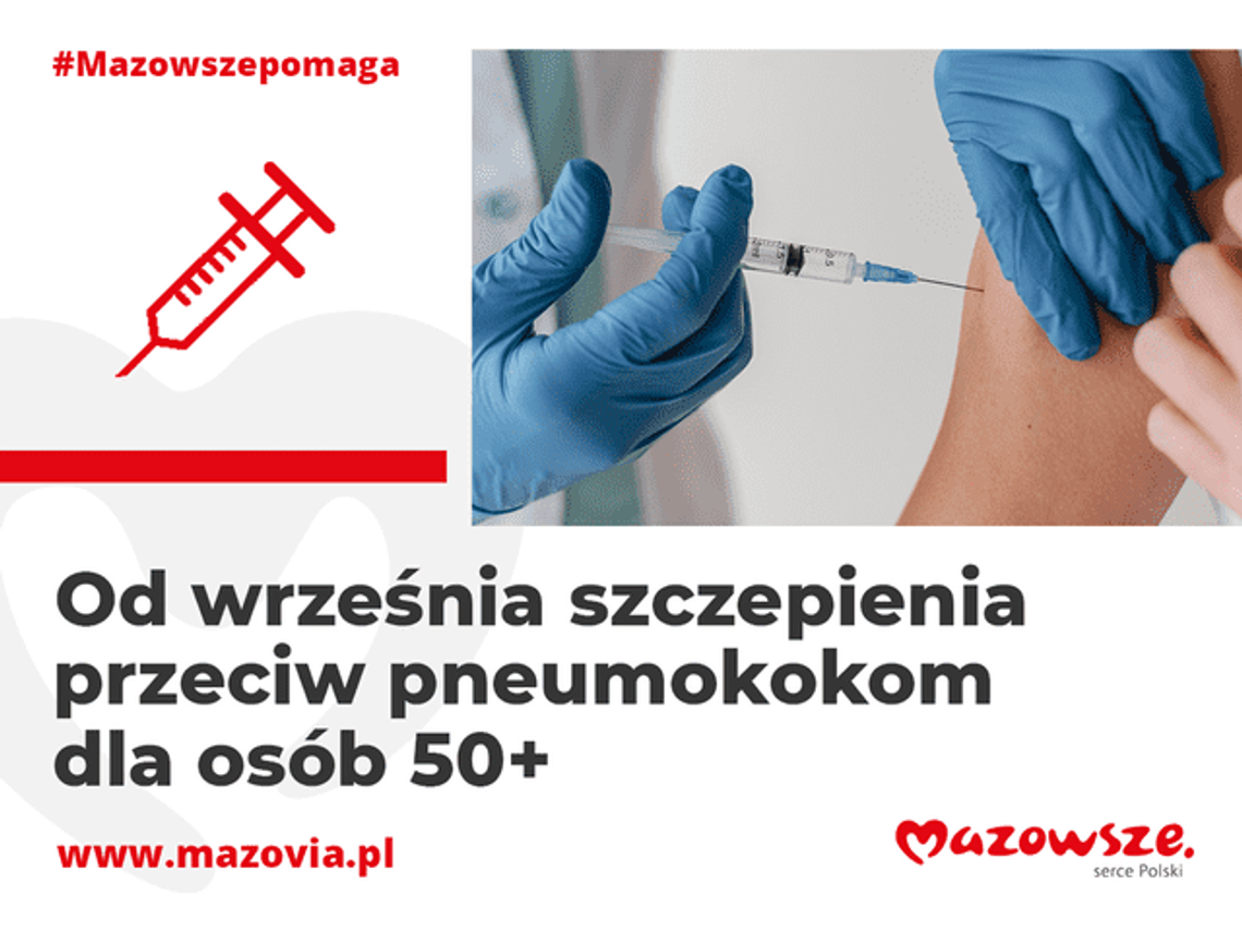 Bezpłatne szczepienia przeciwko pneumokokom