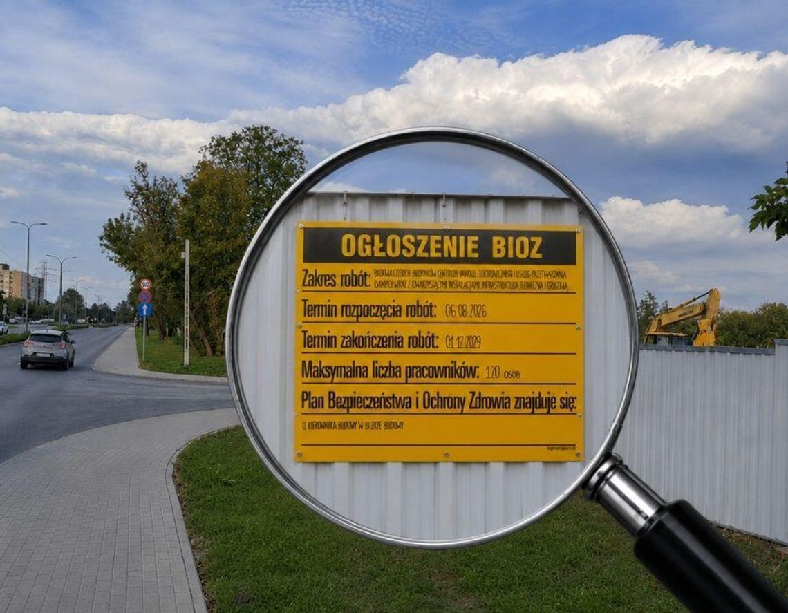 Teren budowy centrum danych przy ul. Energetycznej w Piasecznie. Prace przy inwestycji już trwają.