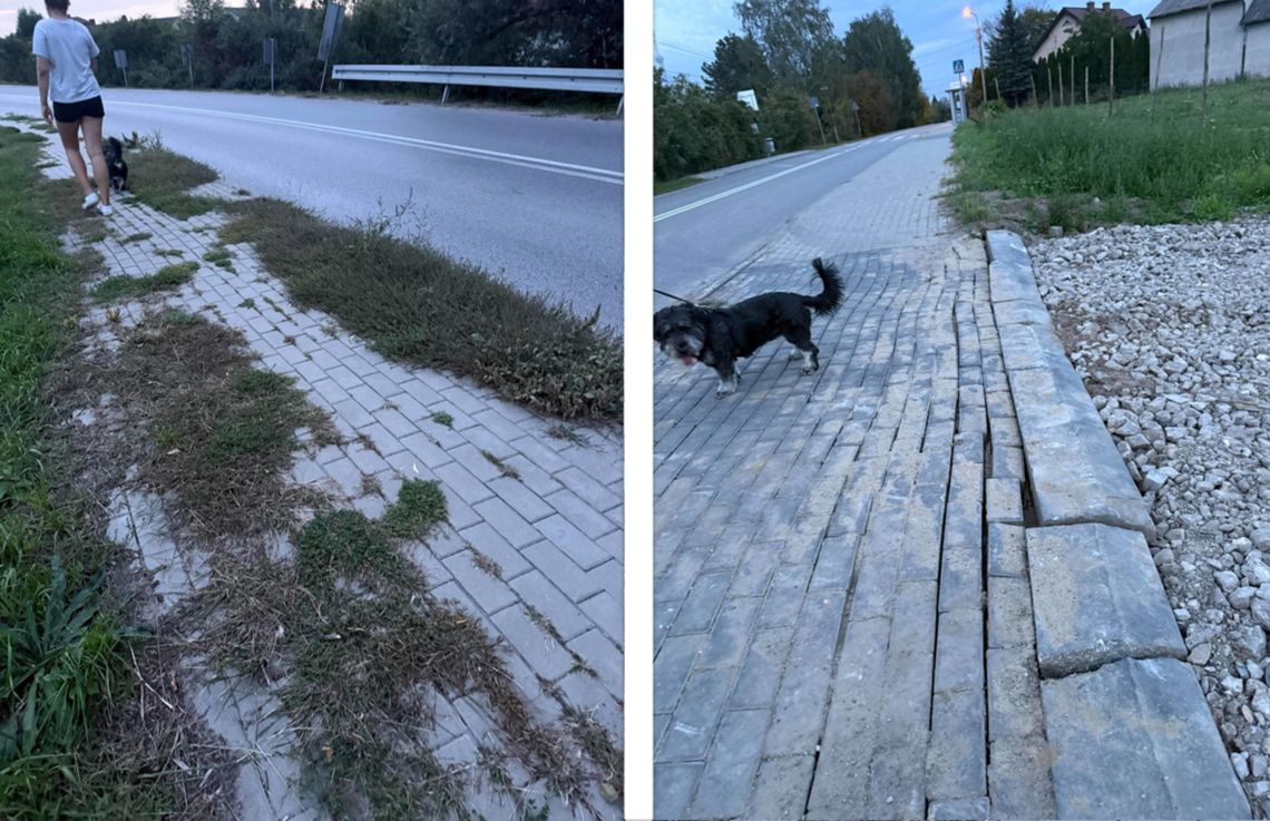 Chodnik przy Sadowej do kontroli. Powiat zapowiada ocenę stanu nawierzchni Chodnik przy Sadowej do kontroli. Powiat zapowiada ocenę stanu nawierzchni