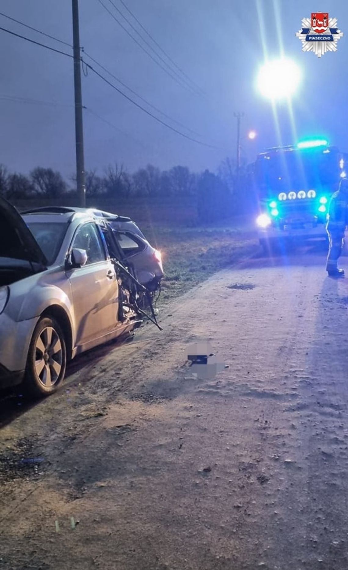 Ciszyca. Tragiczny wypadek. Jedna osoba nie żyje