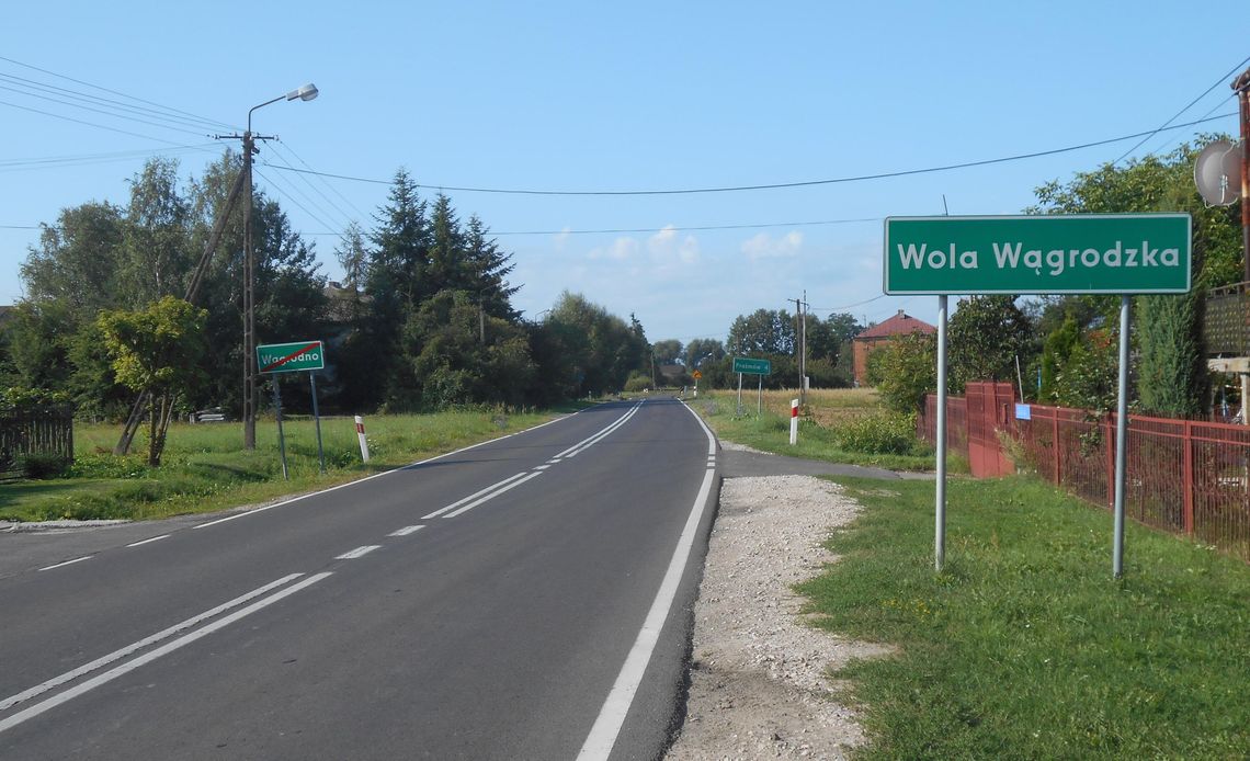 Czasowa organizacja ruchu na DW 683 w Woli Wągrodzkiej