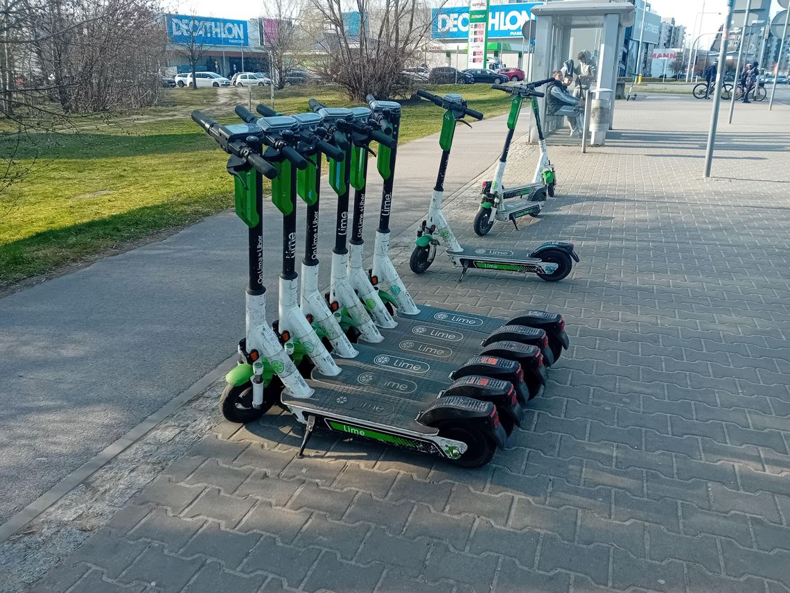 Czy w Piasecznie powstaną parkingi dla hulajnóg elektrycznych?
