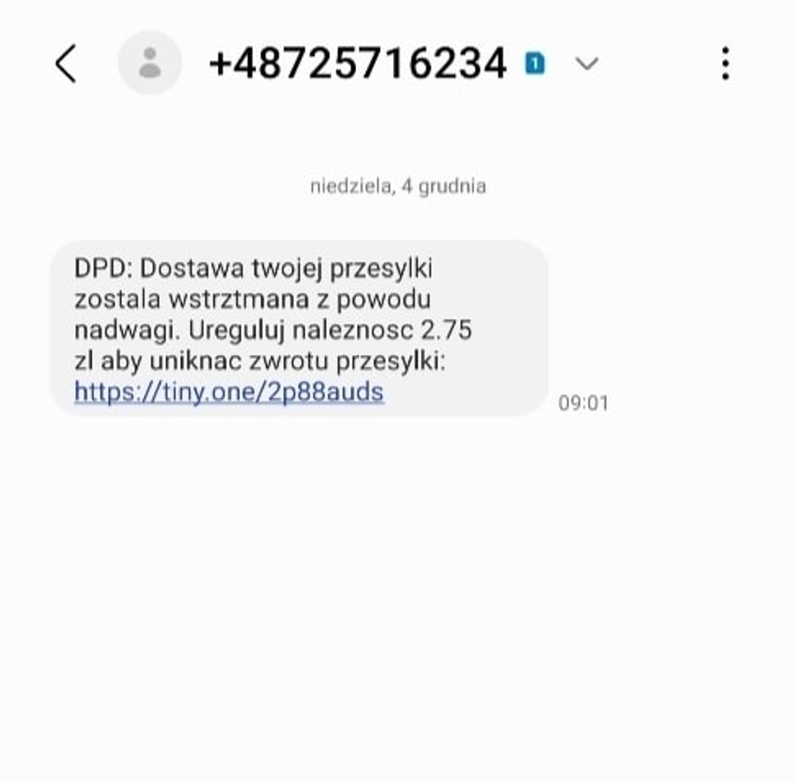 Dostałeś takiego SMS-a? Nie daj się nabrać