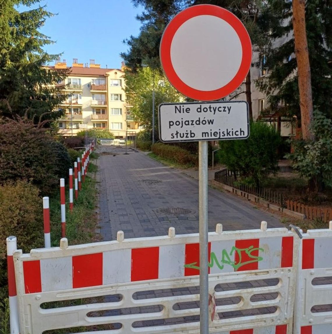 Droga w Mirkowie wciąż nieprzejezdna