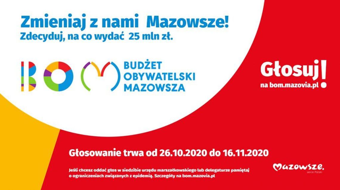 Głosowanie w Budżecie Obywatelskim Mazowsza