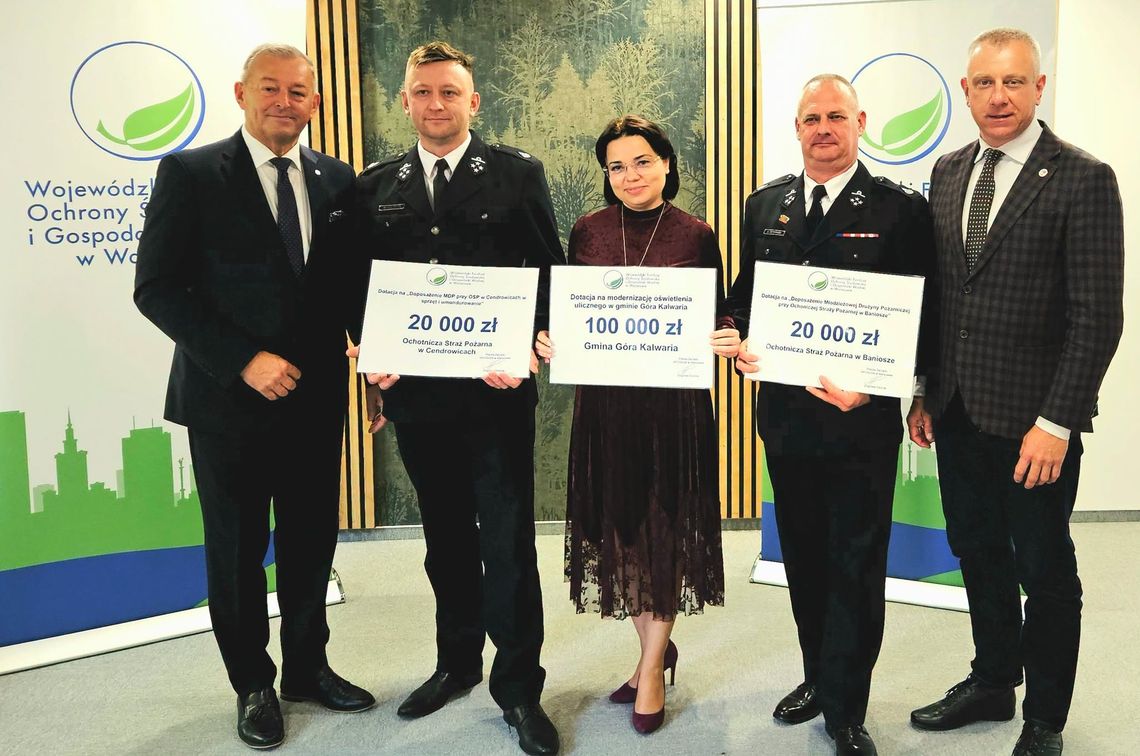 Góra Kalwaria z dotacjami. 100 tys. zł na oświetlenie i wsparcie dla OSP Góra Kalwaria z dotacjami. 100 tys. zł na oświetlenie i wsparcie dla OSP