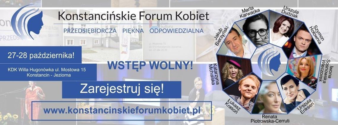 II Konstancińskie Forum Kobiet już wkrótce w Hugonówce!