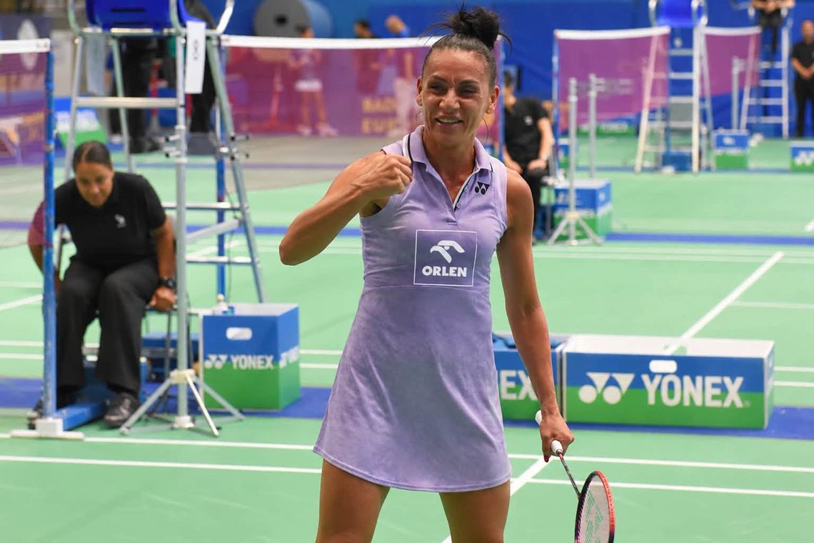 Instruktorka GOSiR w Konstancinie-Jeziornie wicemistrzynią Europy w badmintonie Instruktorka GOSiR w Konstancinie-Jeziornie wicemistrzynią Europy w badmintonie