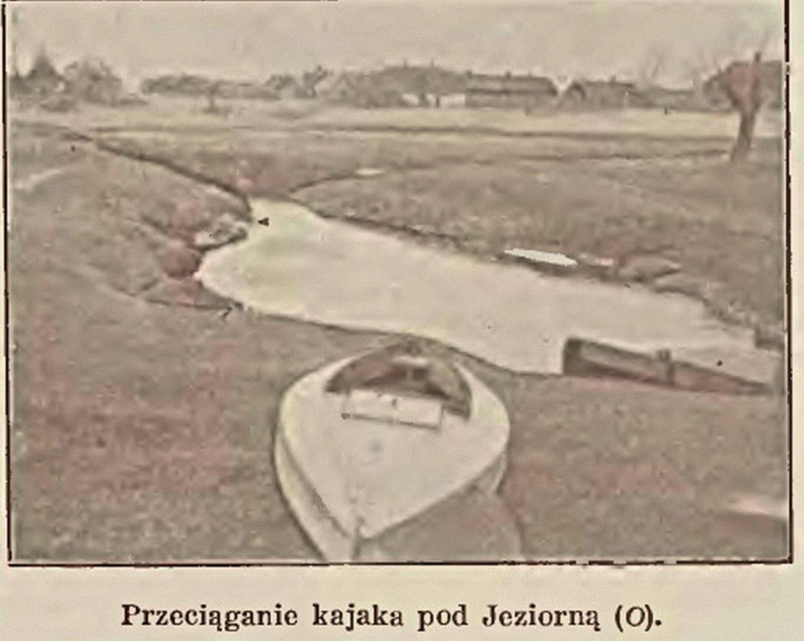 Kajakiem po wodach Jeziorki, czyli podróż pana Prószyńskiego w 1929 roku