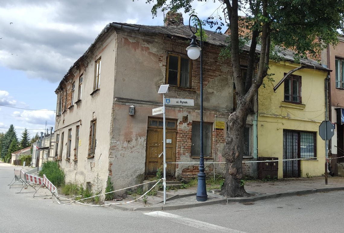 Kamienica przy Rynku 3 wkrótce zniknie z tarczyńskiego krajobrazu