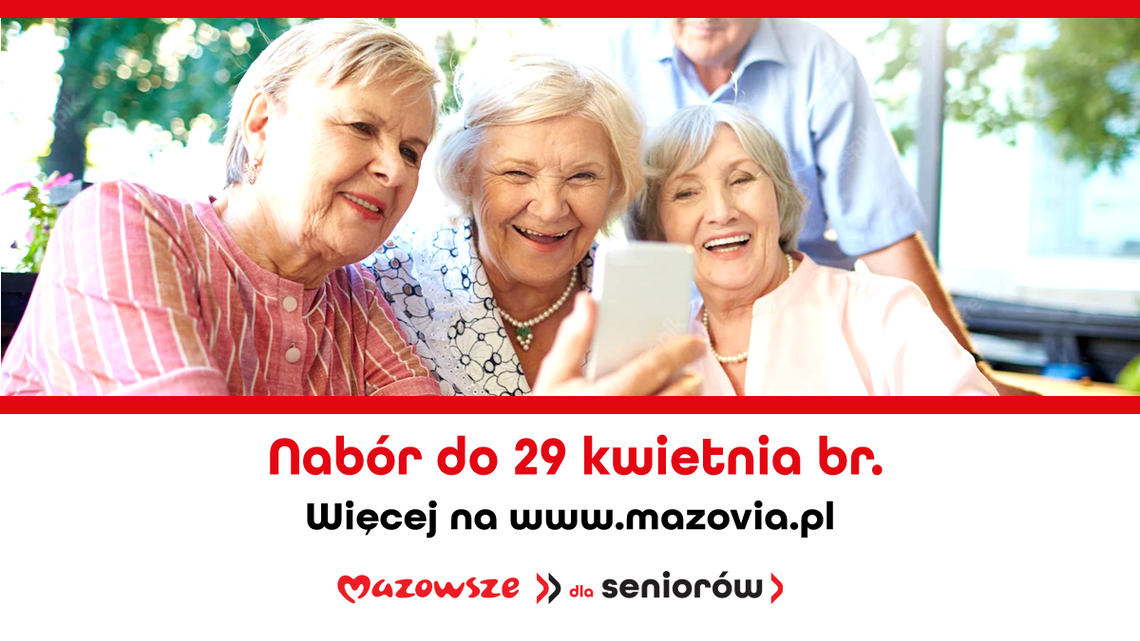 Kolejny program samorządu Mazowszu. Tym razem dla seniorów!