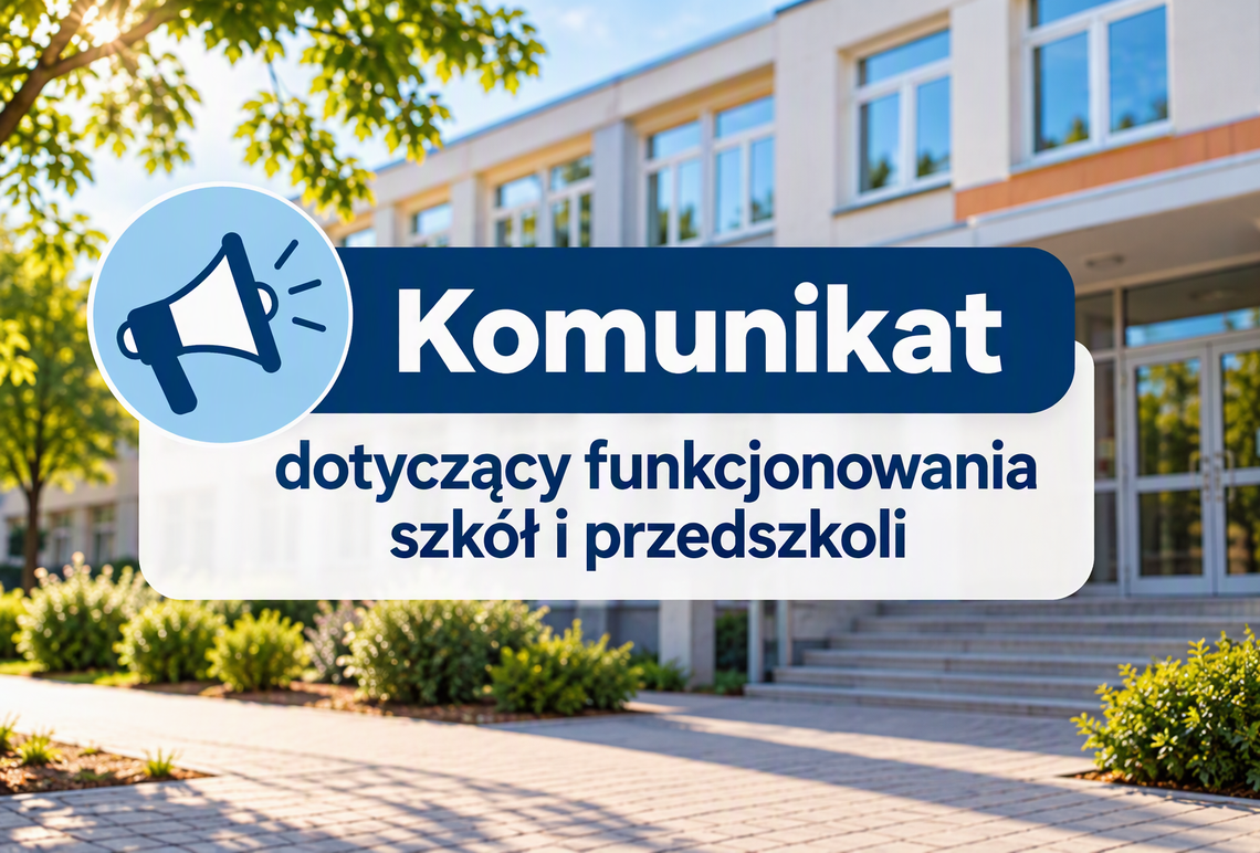 Komunikat w sprawie funkcjonowania szkół i przedszkoli w gminie Piaseczno