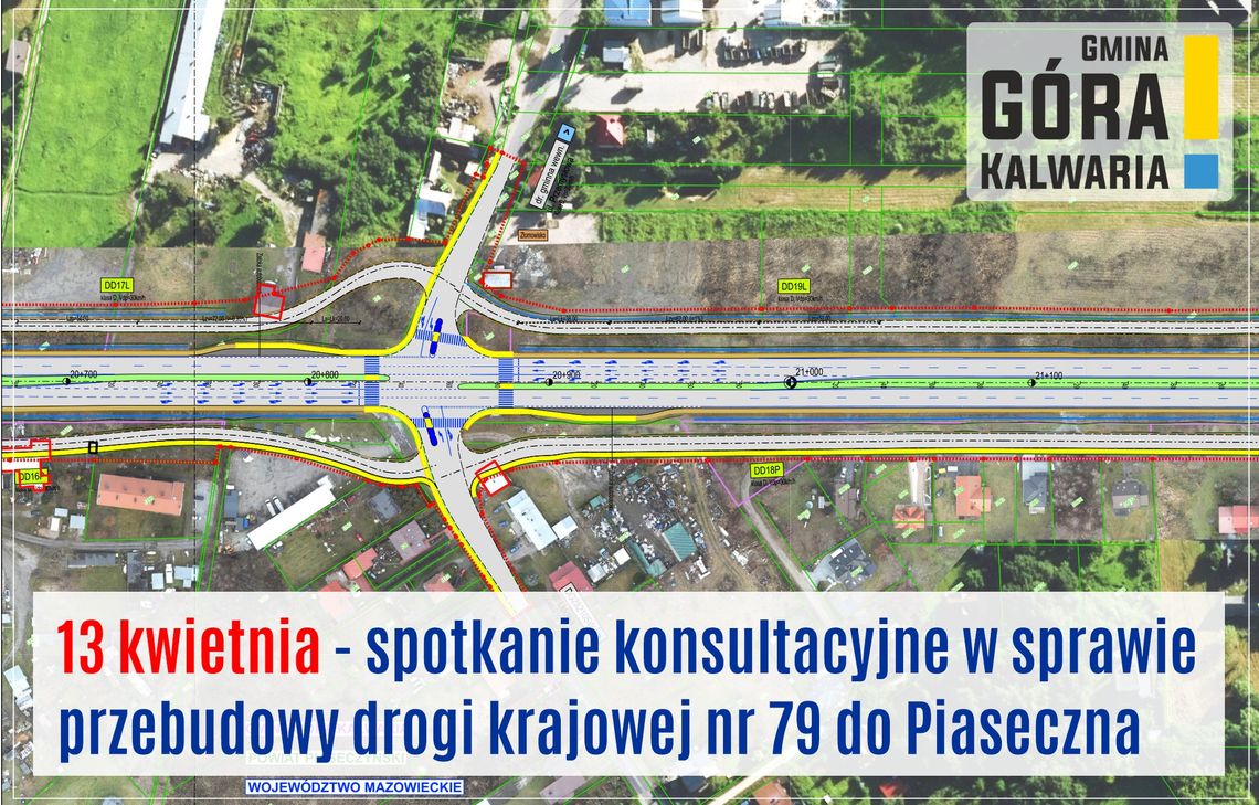 Konsultacje w sprawie przebudowy drogi nr 79 do Piaseczna