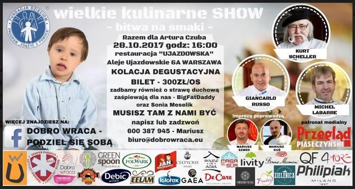 Kulinarne show dla Artura