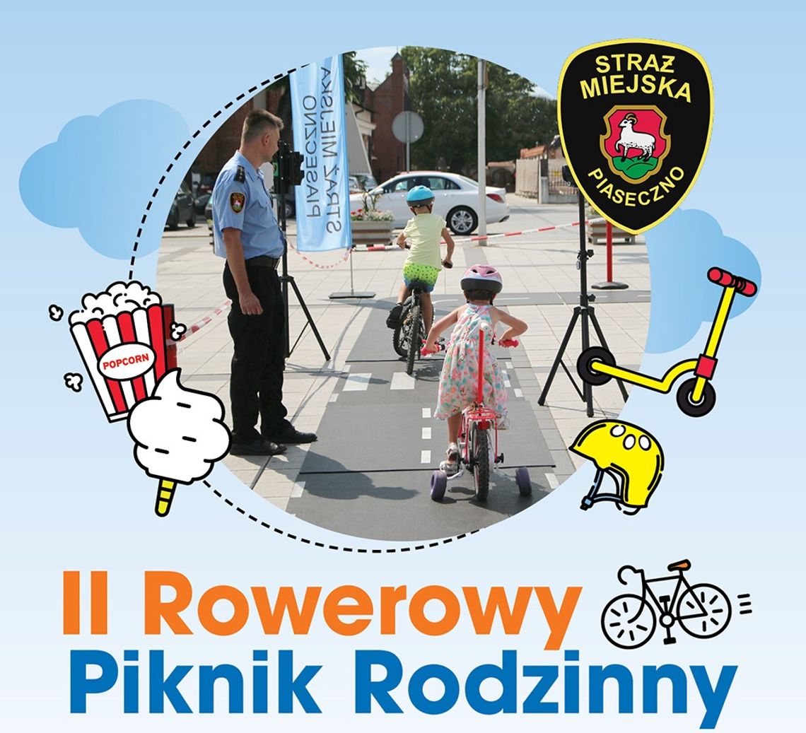 Moc atrakcji na rodzinnym pikniku rowerowym w Piasecznie