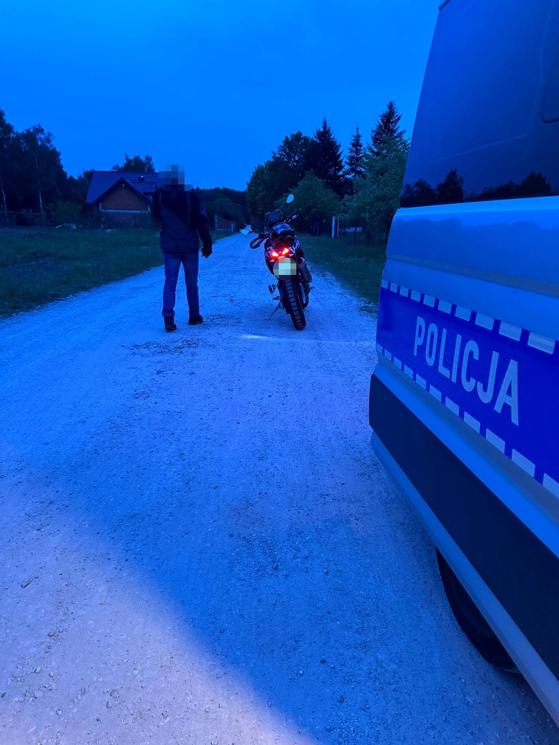 Motocyklista stracił prawko