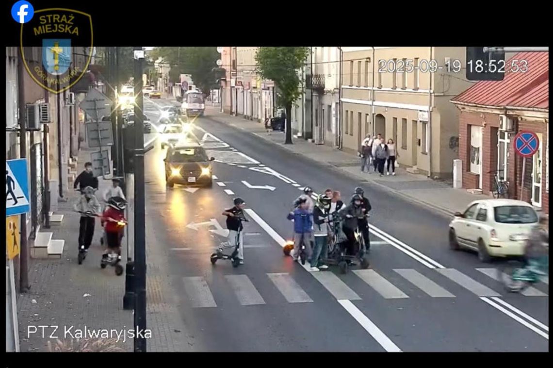 Niebezpieczne hulajnogi w Górze Kalwarii
