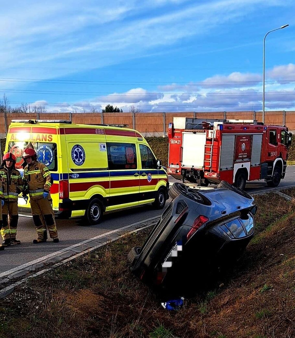 Nieletni za kierownicą. Samochód wylądował w rowie Nieletni za kierownicą. Samochód wylądował w rowie