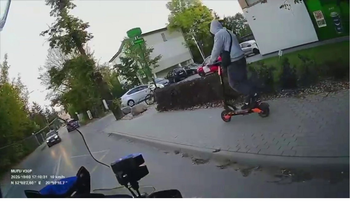 Nietrzeźwy 14-latek na hulajnodze zatrzymany przez policję
