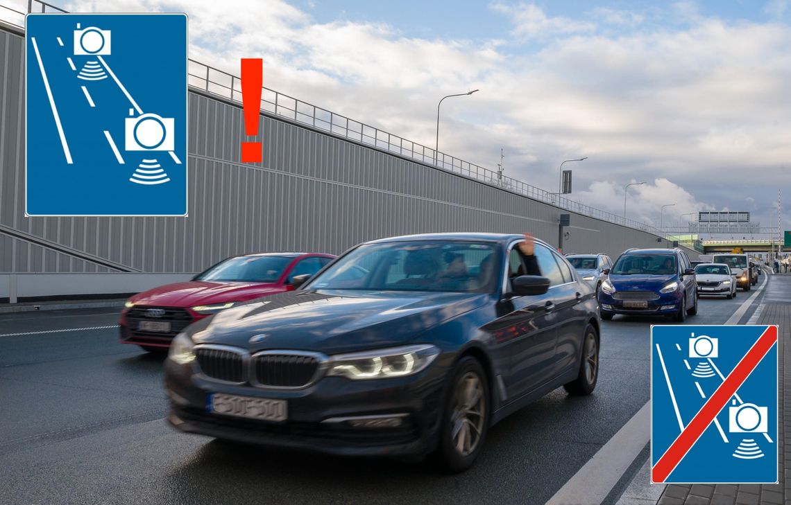 Nowy odcinkowy pomiar prędkości na S2. Kontrola na 10 km trasy