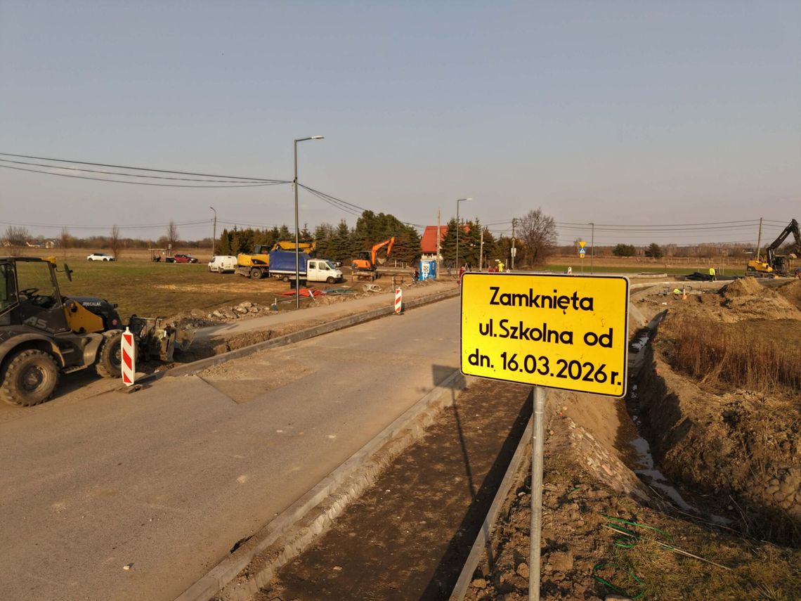 Od poniedziałku skrzyżowanie w Uwielinach zamknięte