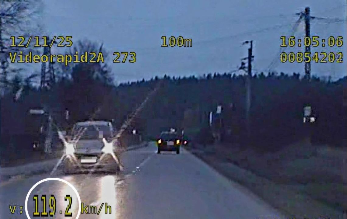Pędził 119 km/h w terenie zabudowanym Pędził 119 km/h w terenie zabudowanym