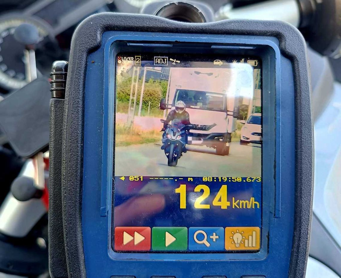 Pędził 124 km/h w obszarze zabudowanym