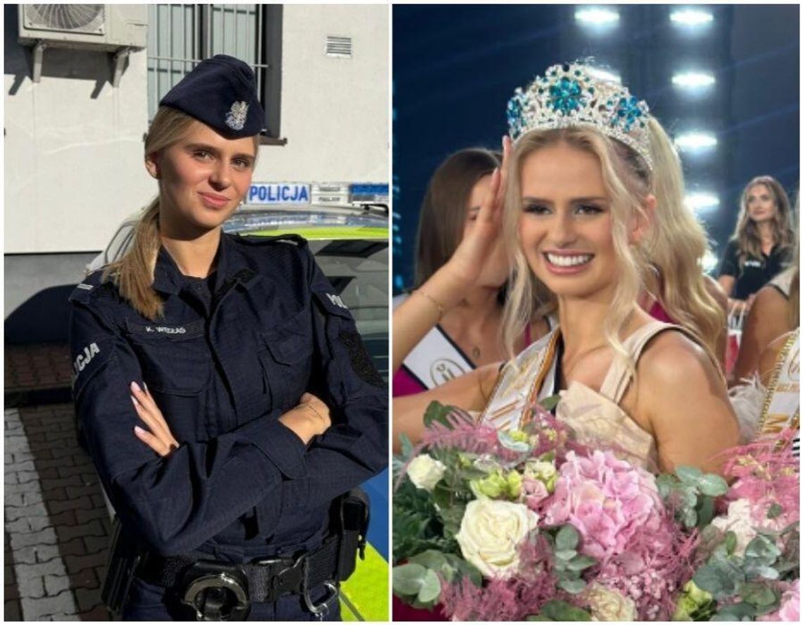 Klaudia Węcłaś z Piaseczna łączy służbę w Policji z sukcesami w konkursach piękności. W niedzielę zdobyła tytuł II Wicemiss Polski 2026.