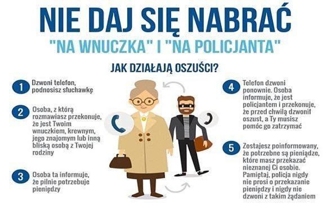 Policja nigdy nie zażąda pieniędzy