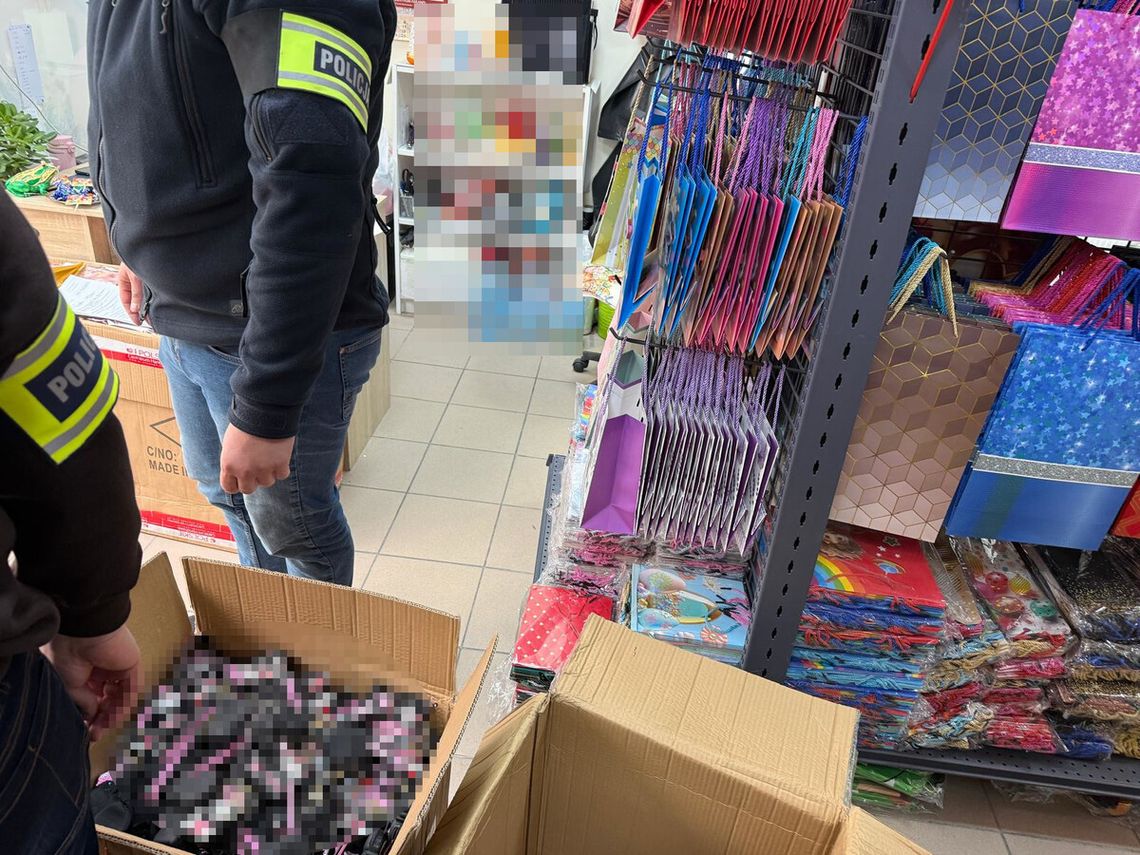 Ponad 500 podrobionych produktów zabezpieczonych w centrum handlowym