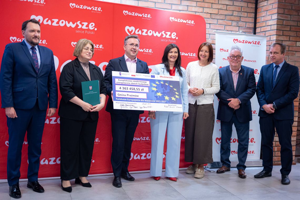 Ponad 7,4 mln zł na modernizację energetyczną budynków w gminie Prażmów Ponad 7,4 mln zł na modernizację energetyczną budynków w gminie Prażmów