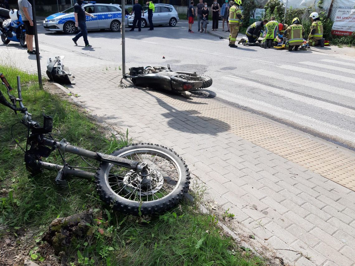 Poważny wypadek w Głoskowie. Są ranni