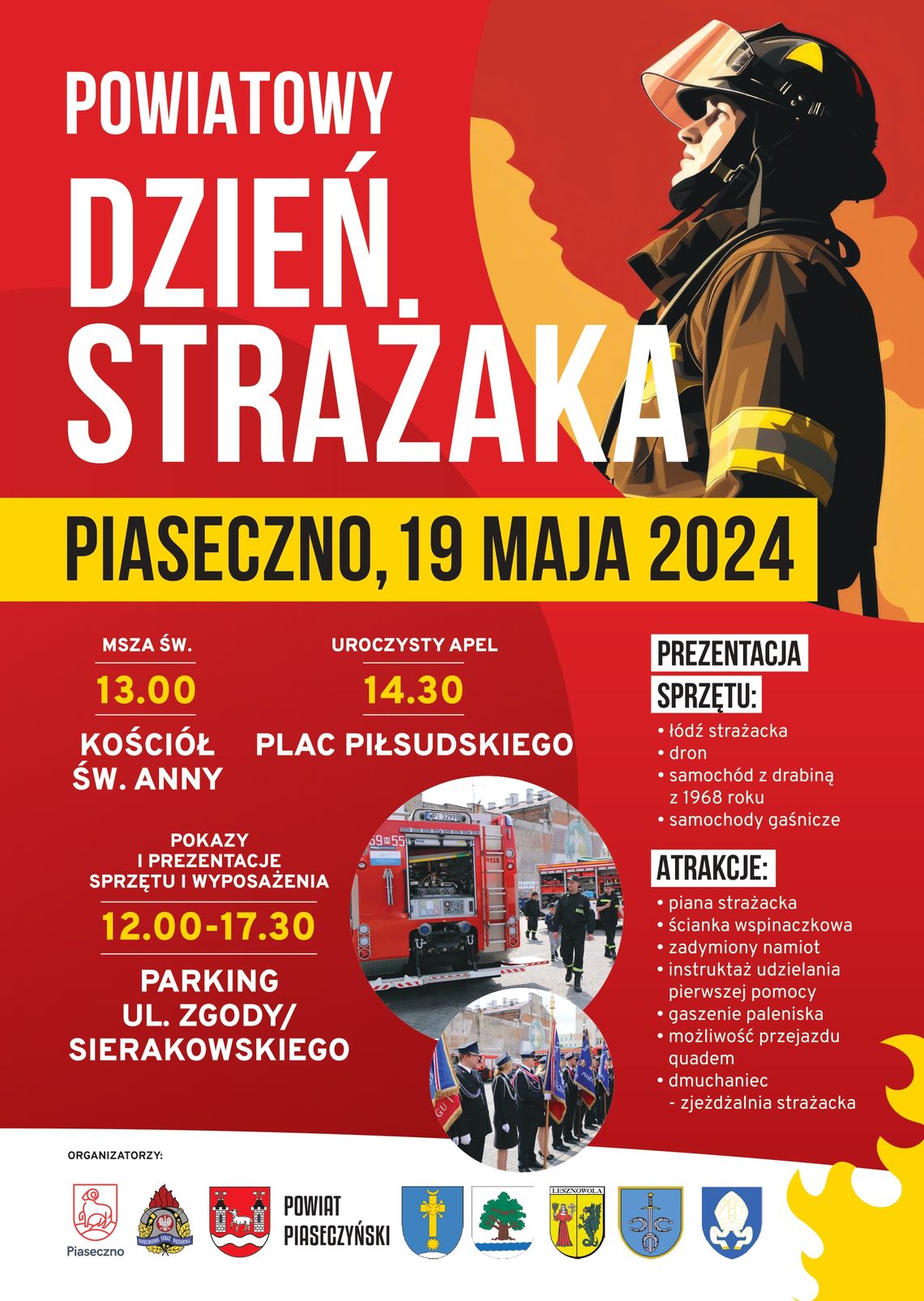 Powiatowy Dzień Strażaka w Piasecznie