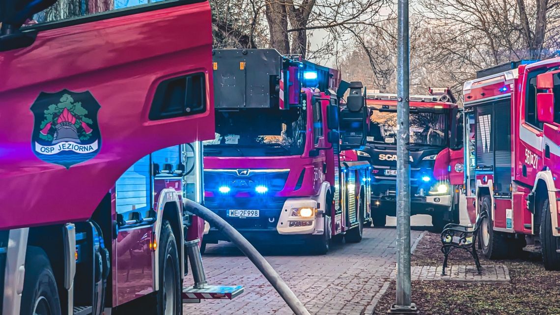 Pożar na plebanii w Mirkowie