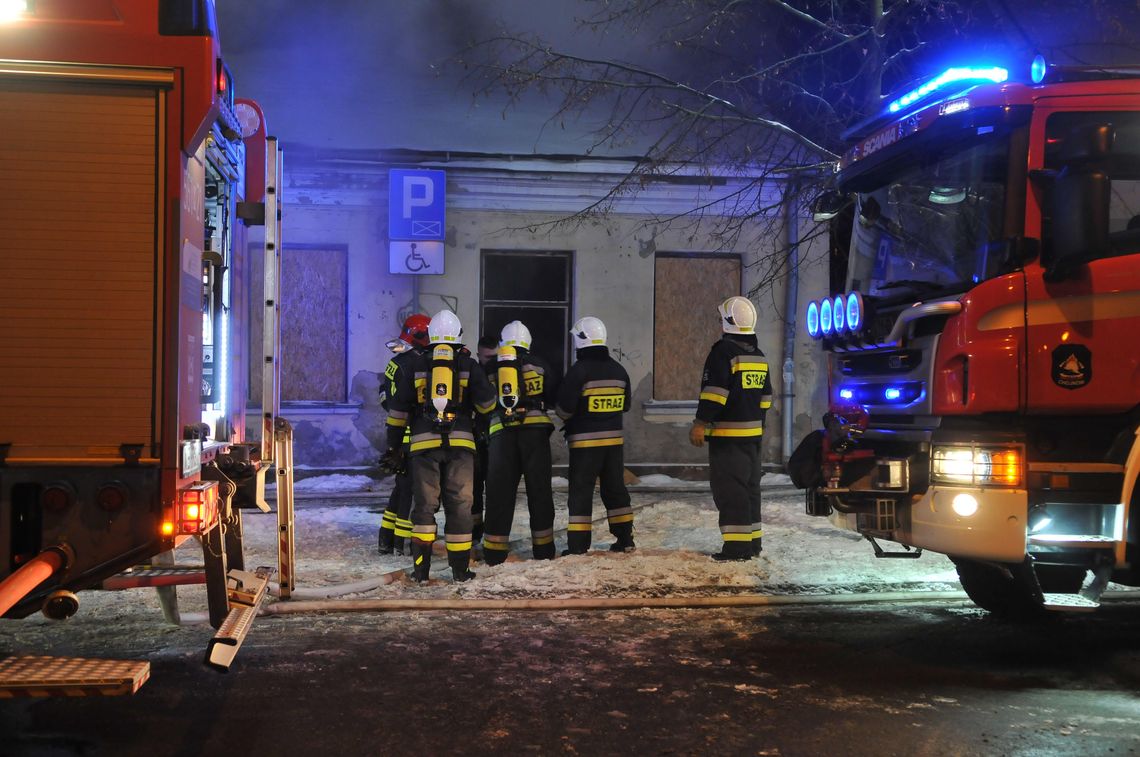 Pożar w centrum Piaseczna