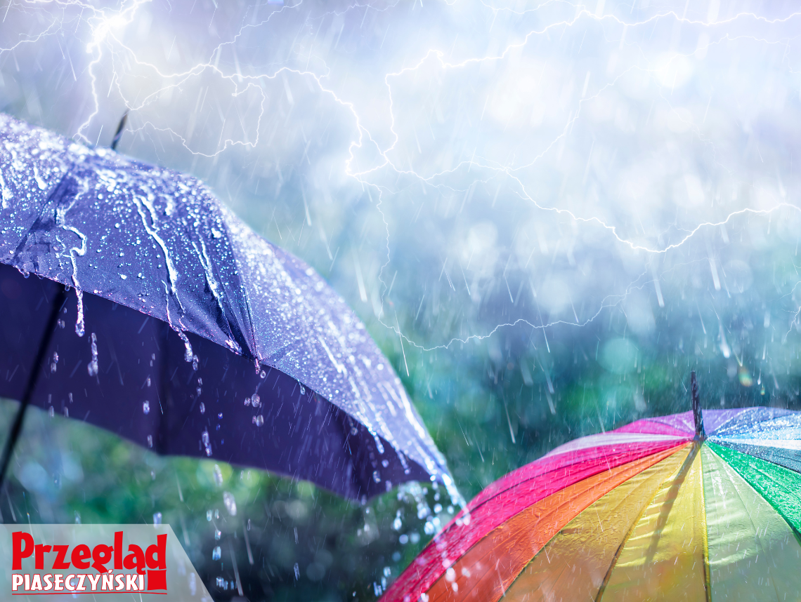 Prognoza pogody dla Piaseczna - deszcze i ochłodzenie w nadchodzących dniach