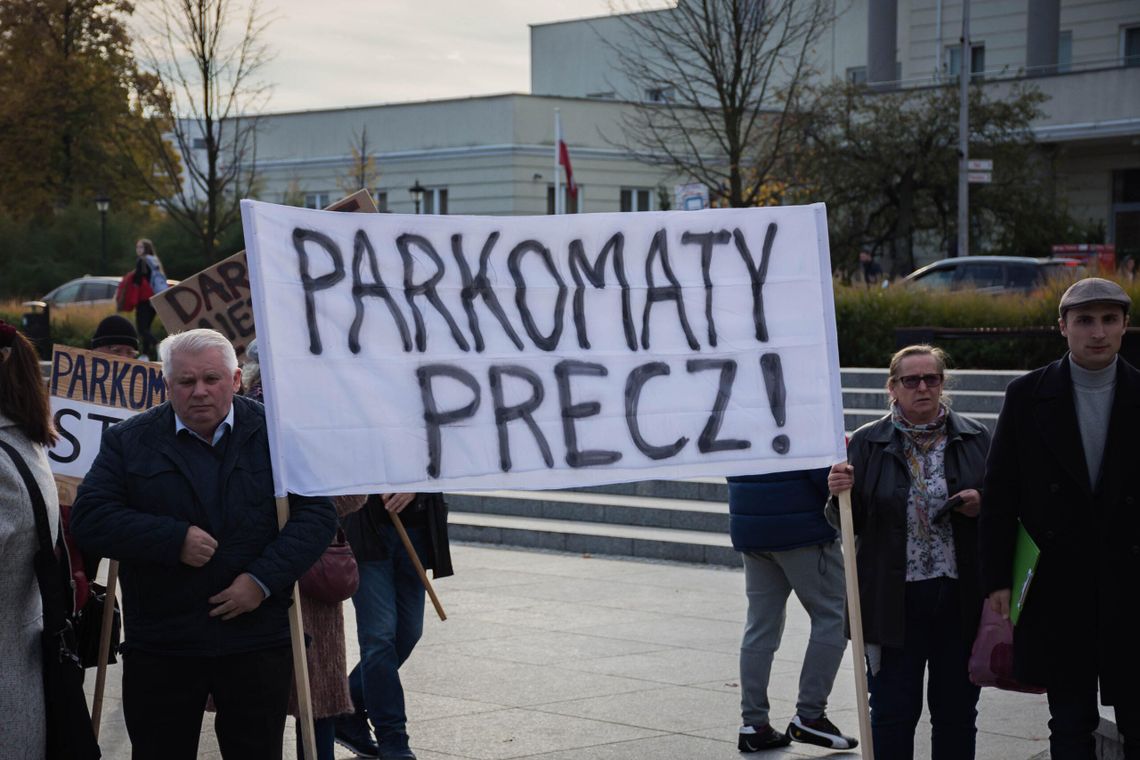 Protest przeciwko Strefie Płatnego Parkowania