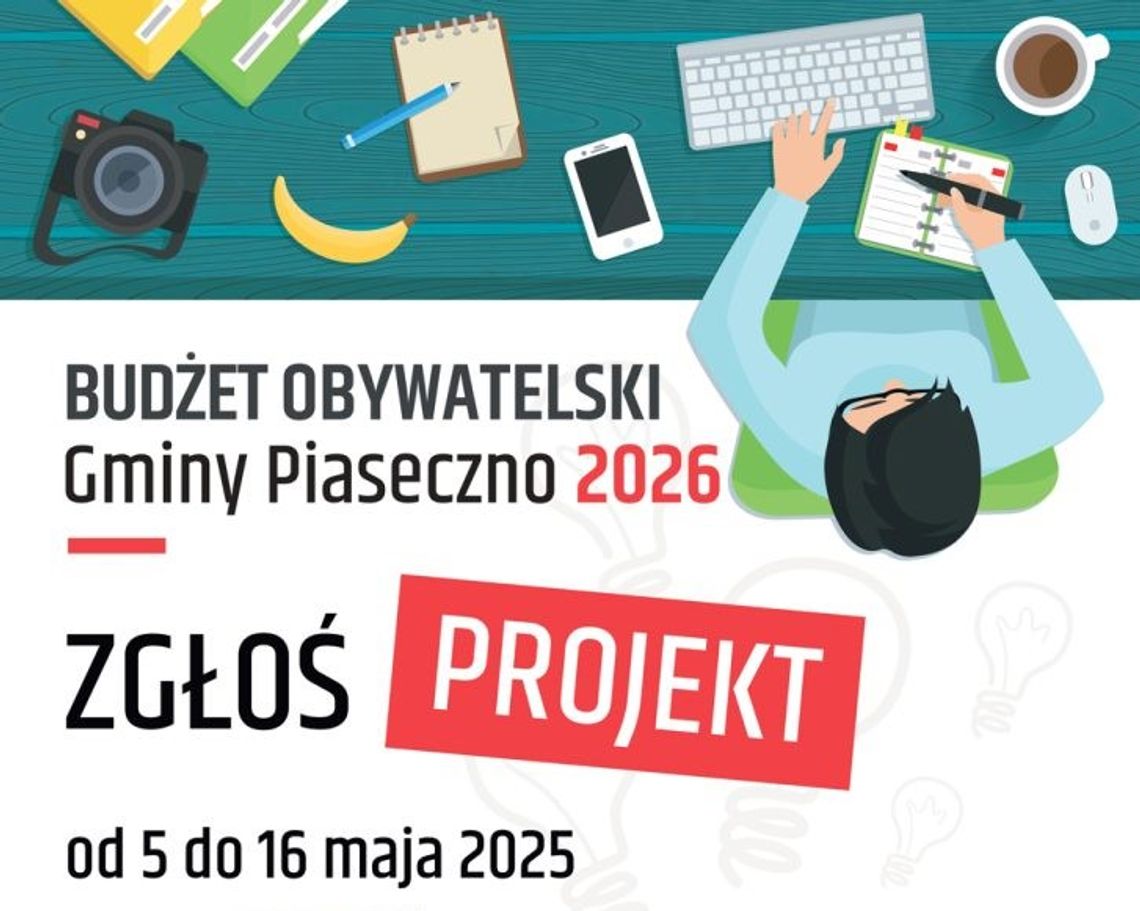 Rusza IX edycja Budżetu Obywatelskiego w Piasecznie