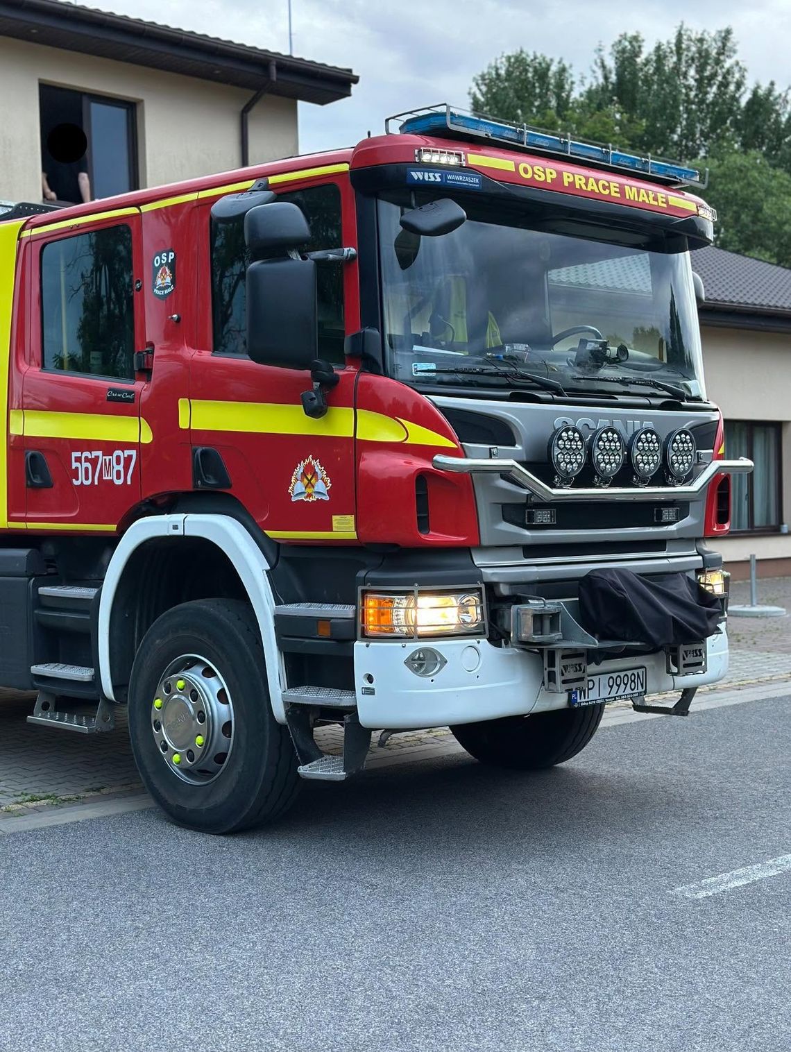 Scania zasiliła OSP Prace Małe Scania zasiliła OSP Prace Małe