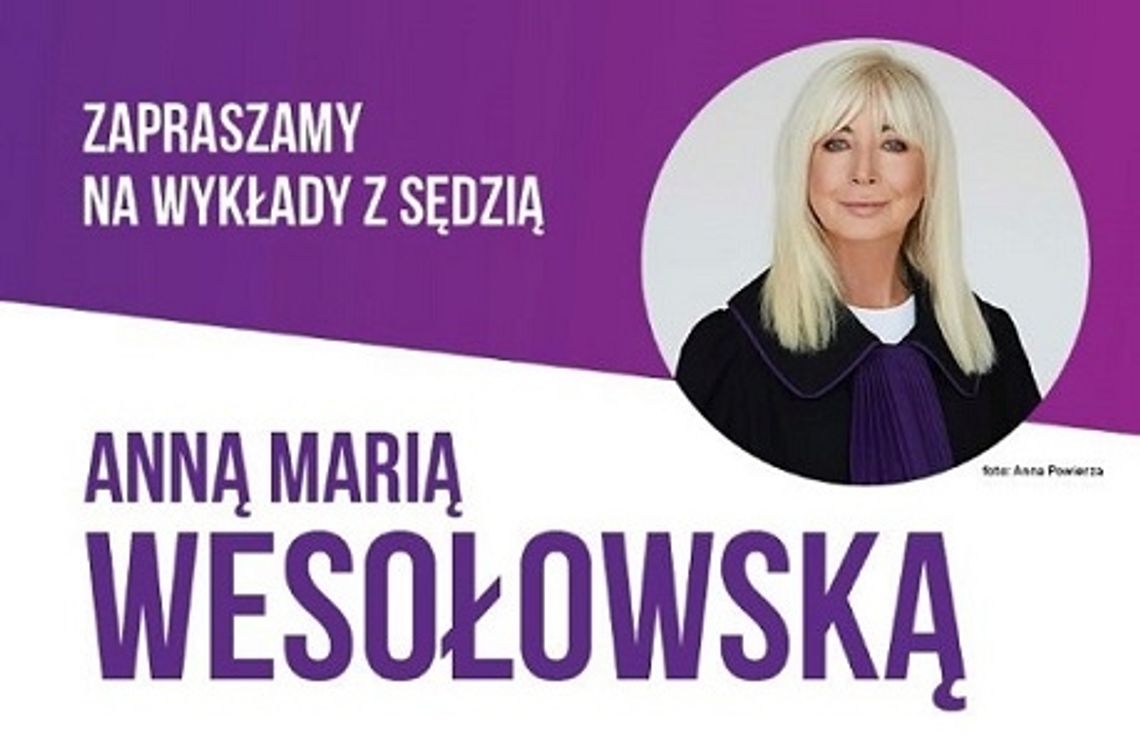 Spotkanie uczniów i rodziców z Sędzią Anną Marią Wesołowską