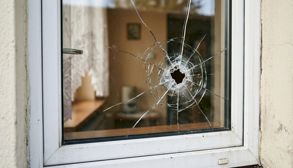 Tajemniczy pocisk rozbija okno i przeszywa dom w Solcu