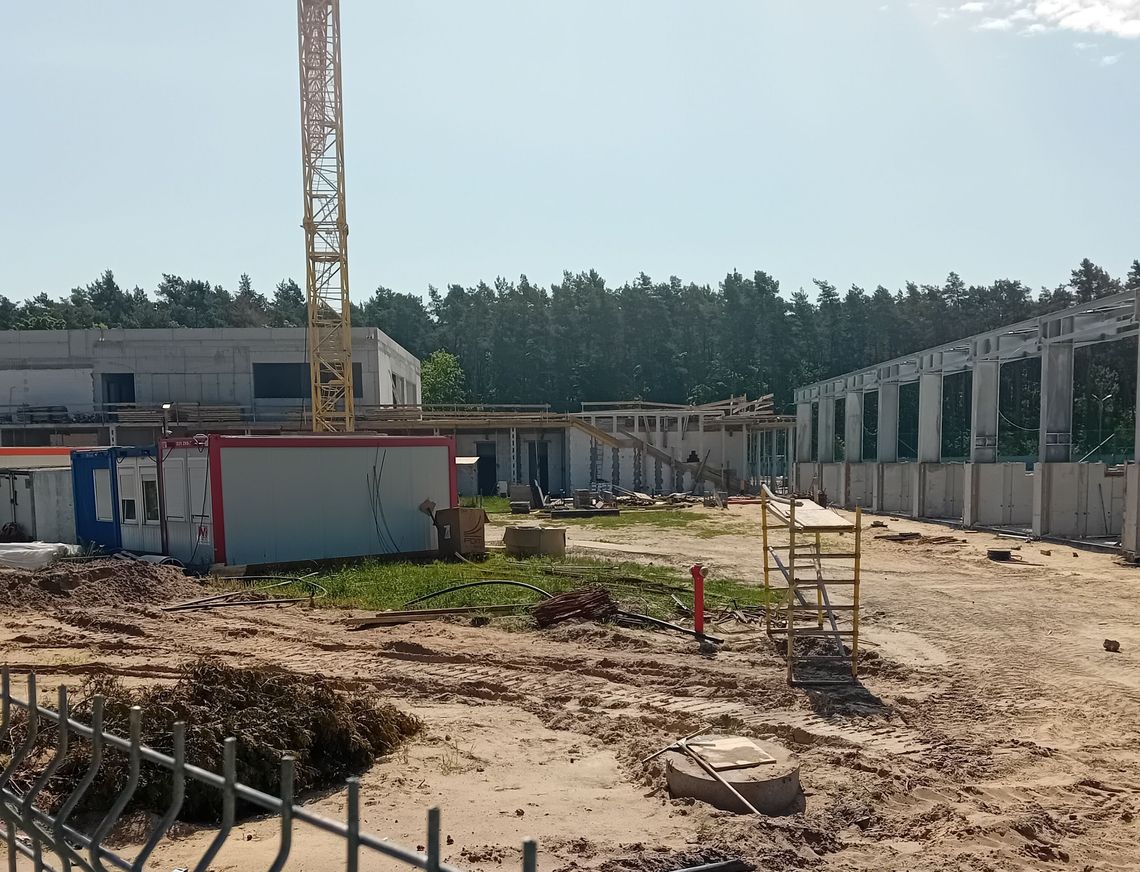 Trwa budowa kompleksu sportowo-rekreacyjnego w Żabieńcu