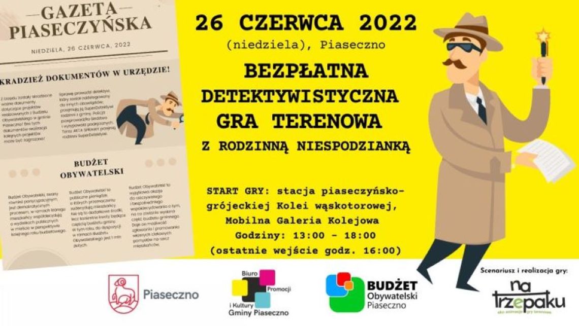 Twój głos ma znaczenie! interaktywna gra detektywistyczna z Budżetem Obywatelskim w tle