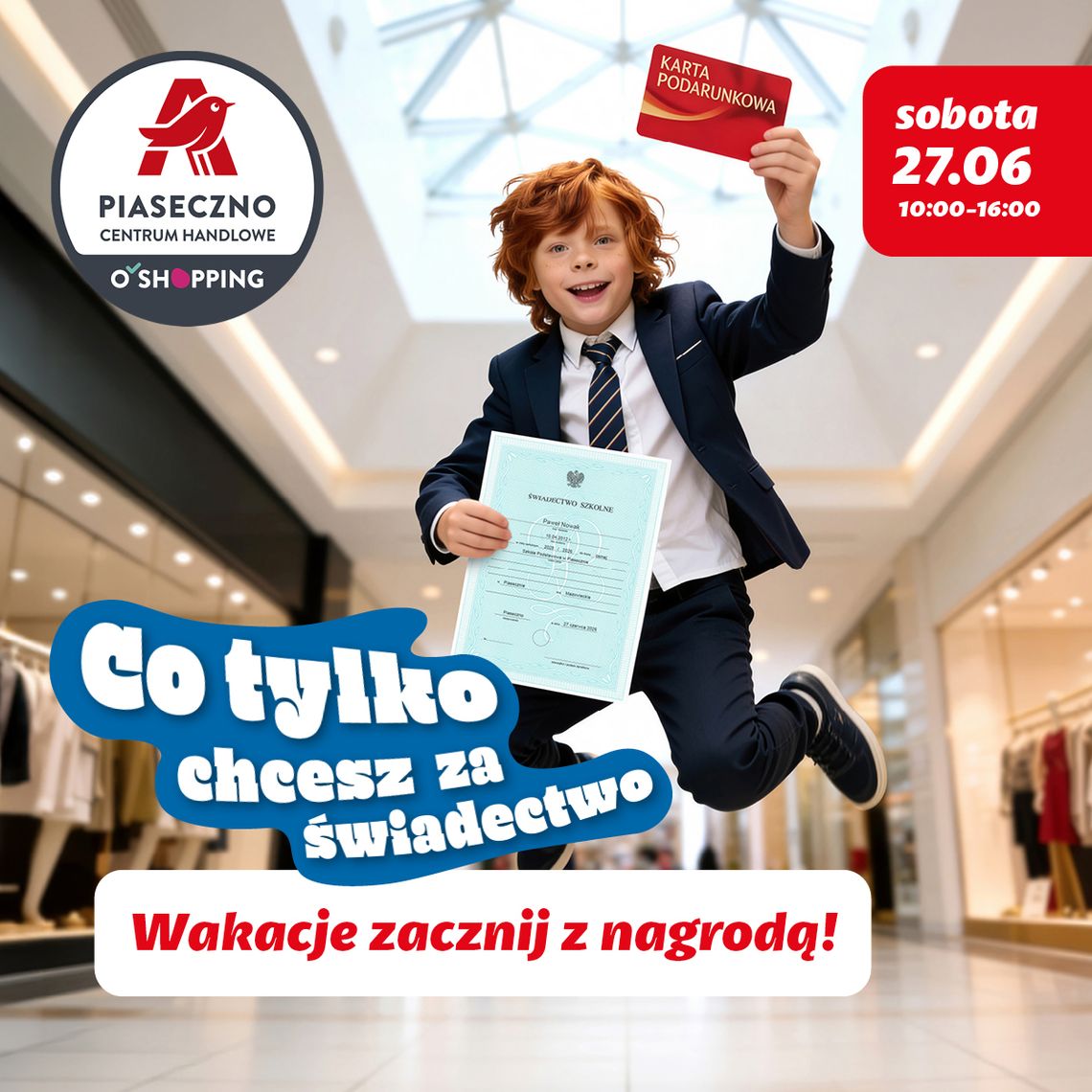 Wakacje zacznij z nagrodą! Wakacje zacznij z nagrodą!
