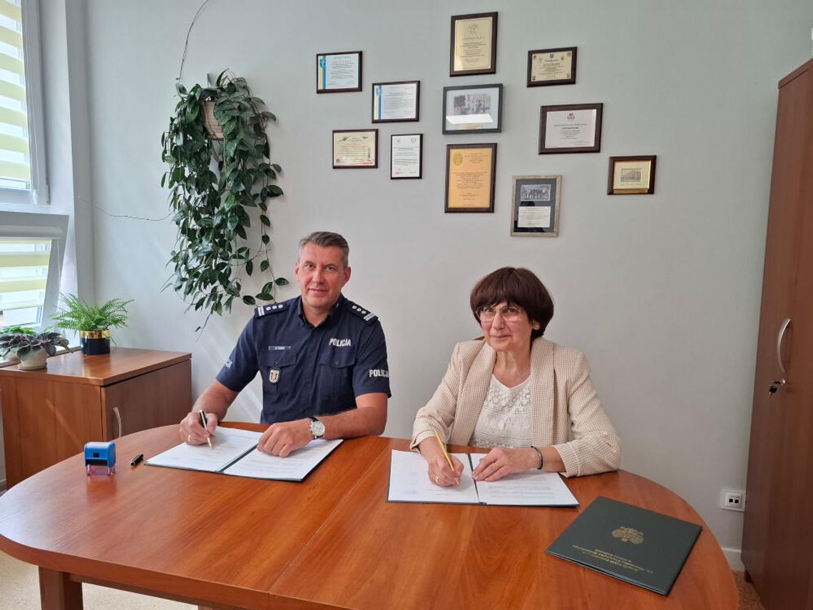 Wspólne działania Policji i szkoły w Górze Kalwarii