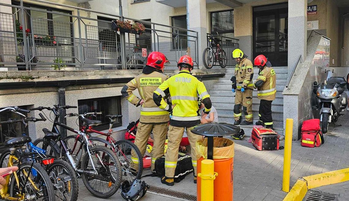 Wypadek na ptasim osiedlu. Ranne dziecko - AKTUALIZACJA